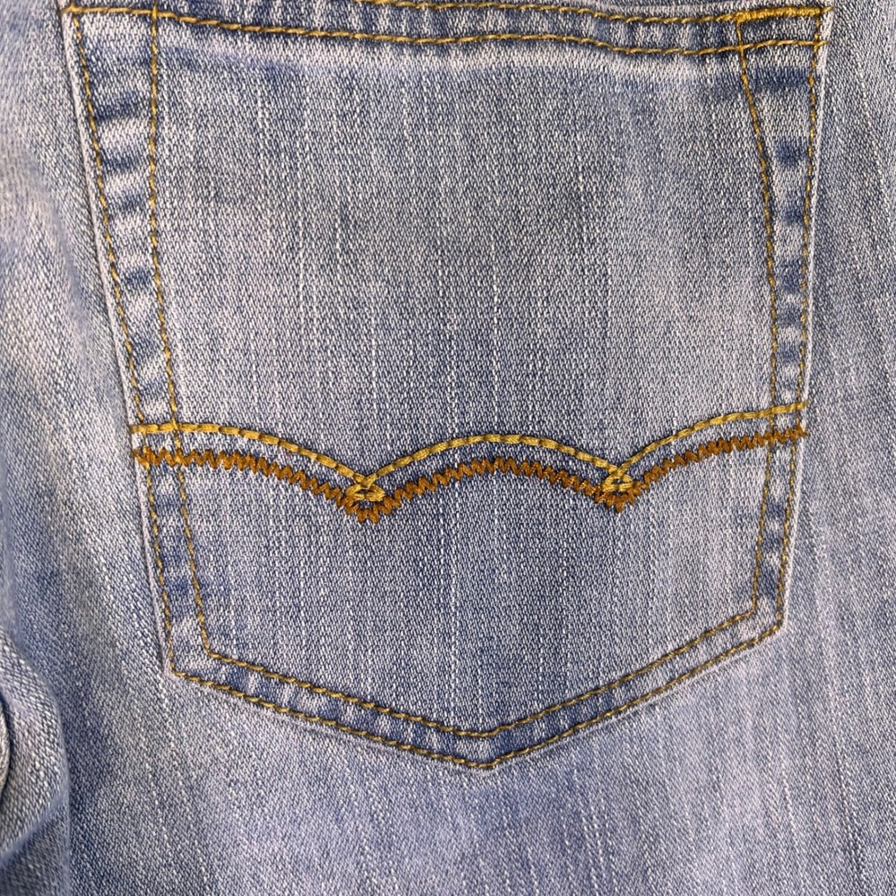 American Eagle Jeans Mens 28x26 Light Blue Straight Core Flex Classic Casual Y2K - Picture 12 of 14